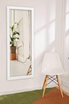 Hümas Dekoratif Retro Beyaz  Boy Aynası 100 x 38 cm