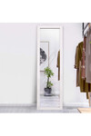 Hümas Dekoratif Retro Beyaz Boy Aynası 140 x 48 cm