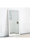 Hümas Dekoratif Retro Beyaz  Boy Aynası 200 x 68 cm